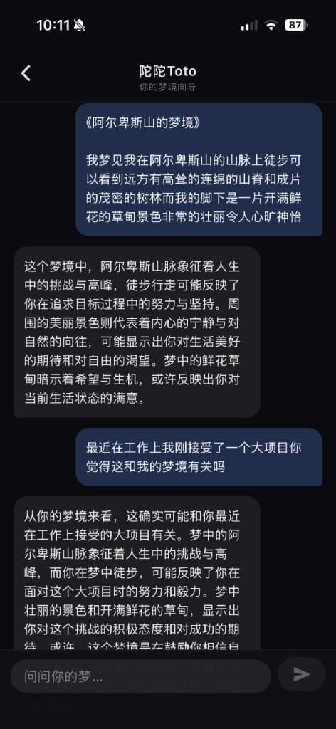 专属梦境向导，陪你探索更深的自我
